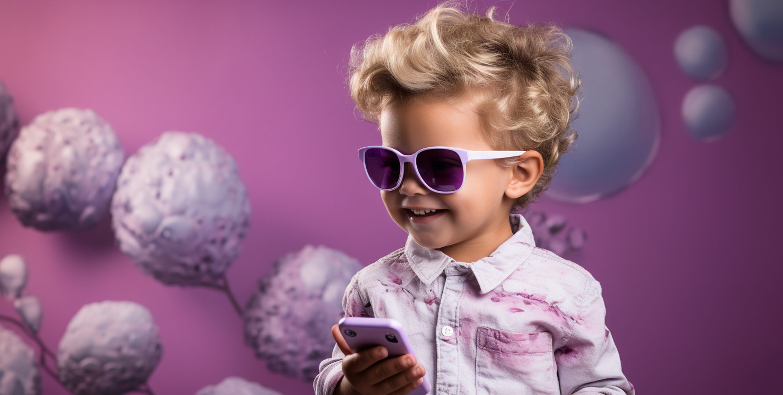 Enfant utilisant un écran avec lunettes anti-lumière bleue